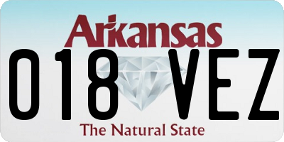AR license plate 018VEZ