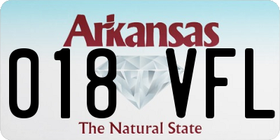 AR license plate 018VFL