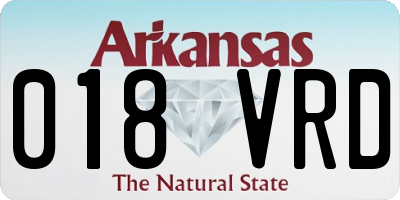 AR license plate 018VRD