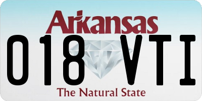 AR license plate 018VTI