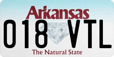 AR license plate 018VTL