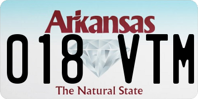 AR license plate 018VTM