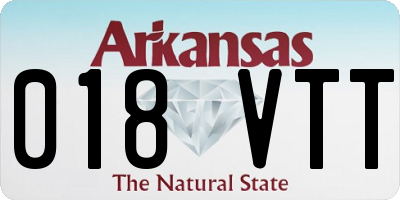 AR license plate 018VTT