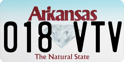 AR license plate 018VTV