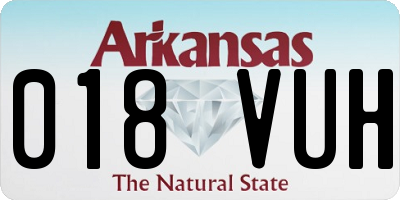 AR license plate 018VUH