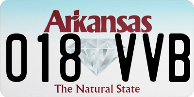 AR license plate 018VVB