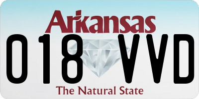 AR license plate 018VVD