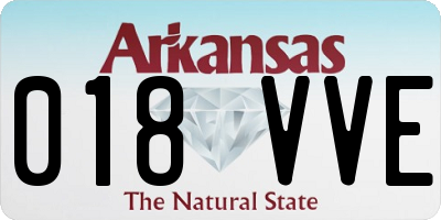 AR license plate 018VVE