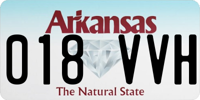 AR license plate 018VVH
