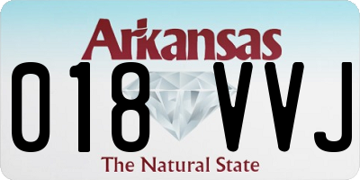 AR license plate 018VVJ