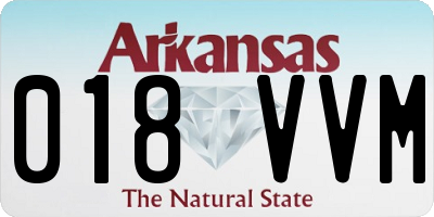 AR license plate 018VVM