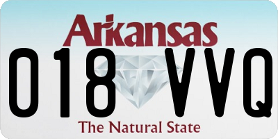 AR license plate 018VVQ