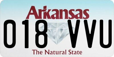 AR license plate 018VVU