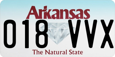 AR license plate 018VVX