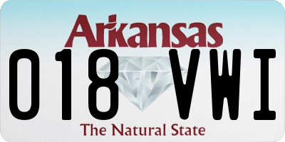 AR license plate 018VWI