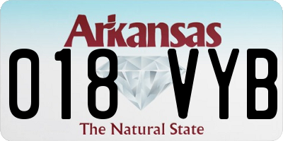 AR license plate 018VYB