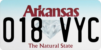 AR license plate 018VYC