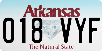 AR license plate 018VYF
