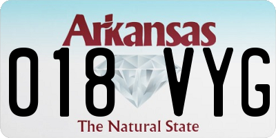 AR license plate 018VYG