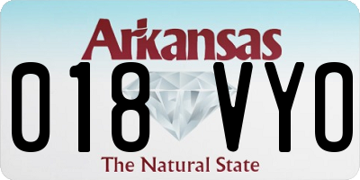 AR license plate 018VYO