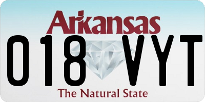 AR license plate 018VYT