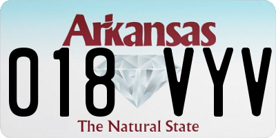 AR license plate 018VYV