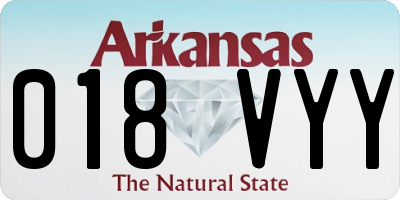 AR license plate 018VYY