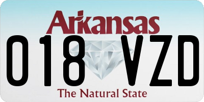 AR license plate 018VZD
