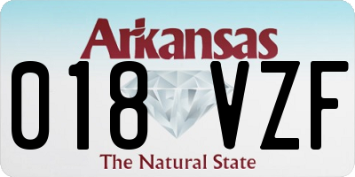 AR license plate 018VZF
