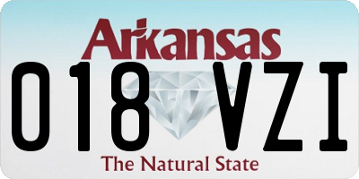 AR license plate 018VZI