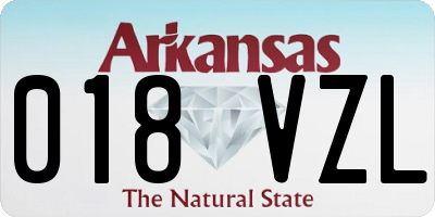AR license plate 018VZL