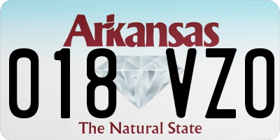 AR license plate 018VZO