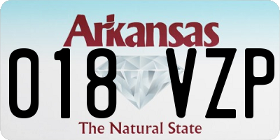 AR license plate 018VZP