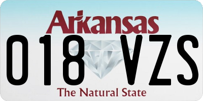 AR license plate 018VZS