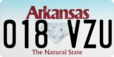 AR license plate 018VZU