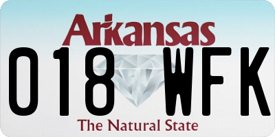AR license plate 018WFK