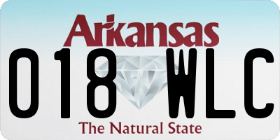 AR license plate 018WLC