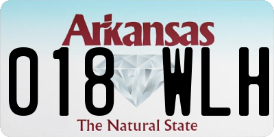 AR license plate 018WLH