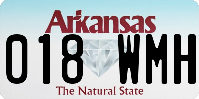 AR license plate 018WMH