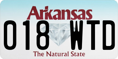 AR license plate 018WTD