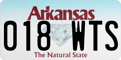 AR license plate 018WTS