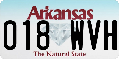 AR license plate 018WVH