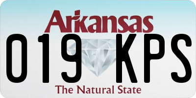 AR license plate 019KPS