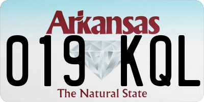 AR license plate 019KQL