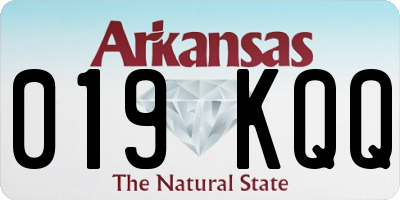 AR license plate 019KQQ