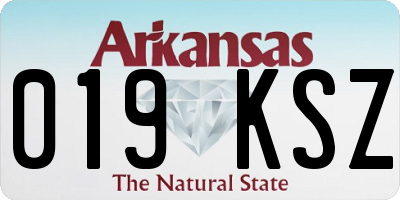 AR license plate 019KSZ