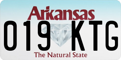 AR license plate 019KTG