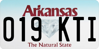 AR license plate 019KTI