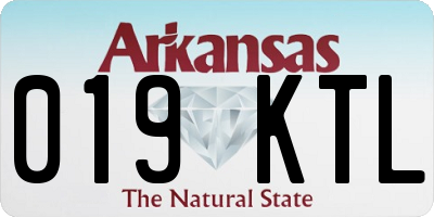 AR license plate 019KTL