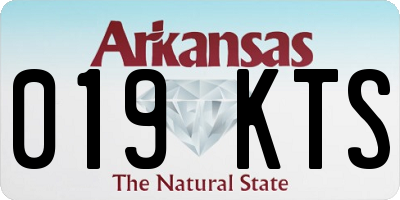 AR license plate 019KTS